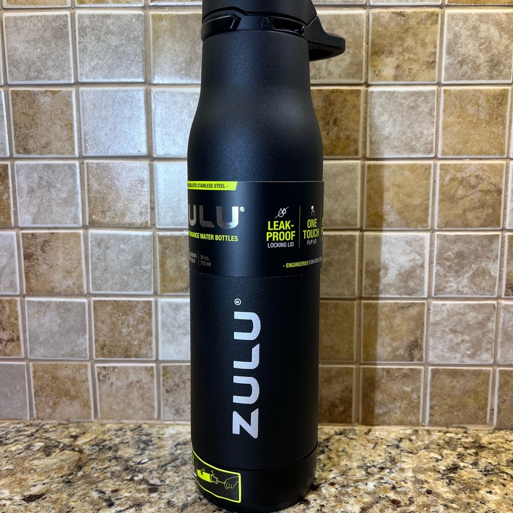 Zulu Ace 24oz Black Hydration Bottle